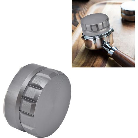 Professionelle, verstellbare 53-mm-Kaffeepresse aus Aluminium und Edelstahl (1/5)