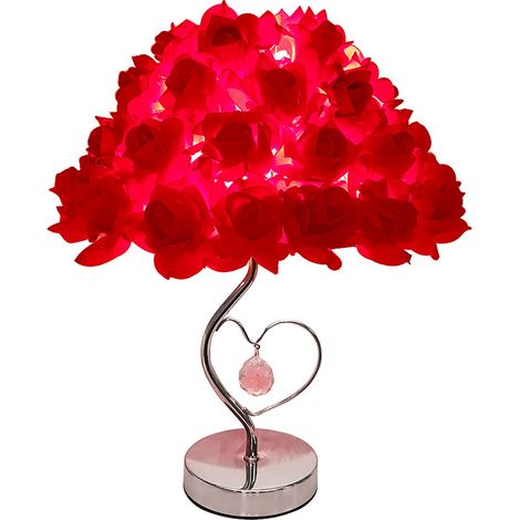 Lampe Rose 5W, lampe de table décorative et romantique en forme de fleur pour une célébration de mariage (1/5)