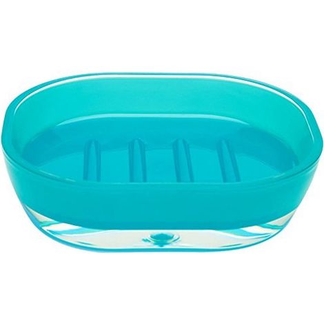 Porte-Savon Polystyrol Bleu 22,5 x 15,5 x 6 cm