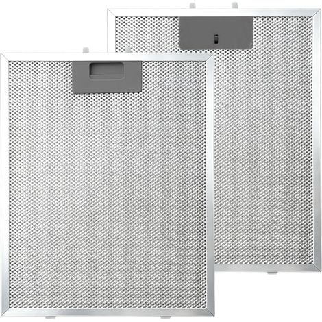 2 Pièces Filtre à Graisse, Métallique en Aluminium, Facile à Installer, Durable, Lavable et Résistance aux Hautes Températures, Grille Universelle à 5 Couches pour Hottes de Cuisine (1/4)