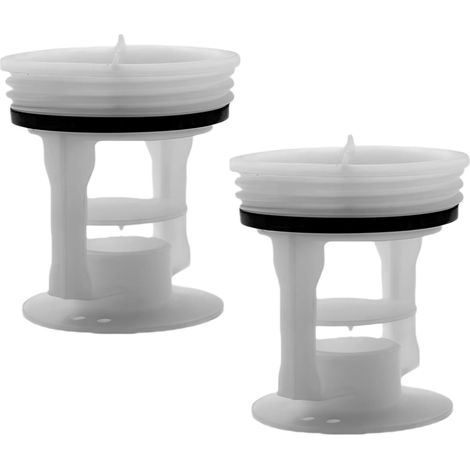 Lot de 2 filtres à peluches pour pompe à machine à laver Beko Arcelik Blomberg 2872700100 - Filtre de pompe pour machine à laver WMB WTE WNF (1/5)