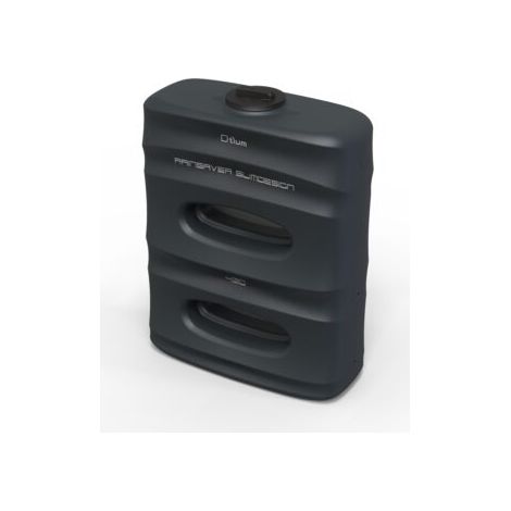 Récupérateur Eau de Pluie Hors-Sol Mural 430 Litres DS EAU Gris Anthracite Garantie 5 ans (1/4)