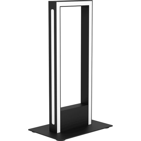Lampada Da Tavolo Contemporanea Salvilanas-Z Alluminio Nero Led Integrato 16W (1/3)