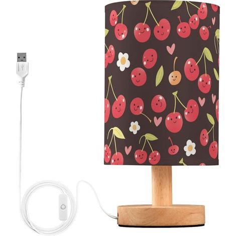 Petite lampe de table bureau pour chambre d'enfant avec fond noir (1/5)