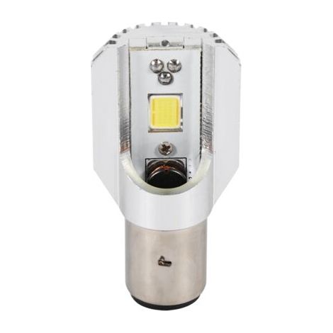 BA20D Motorrad-LED-Scheinwerferlampe Fern-/Abblendlicht COB-Licht Roller-Scheinwerferlampe
