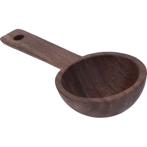 Cuillère à café en bois, cuillère doseuse en bois de noyer, cuillère à café, accessoires pour café, thé, sucre, épices, 1 pièce (1/5)