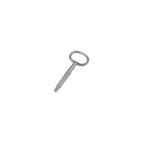 CHIAVE IN ZAMA PER CHIUSURA A TAVELLINO ART.023A- - mm.126x27 - 20 pezzi IBFM