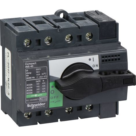 Interruttore / sezionatore Compact INS40 - 40 A - 4 poli - 28901