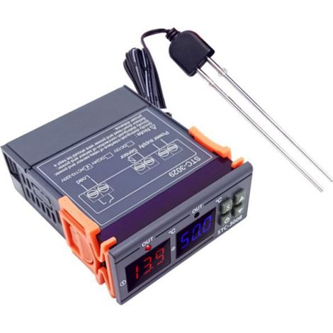 Capteur D Humidite Du Sol - Module Controleur D Humidite STC-3029 - Pour Irrigation Automatique Serre Culture Vegetale - 1 Unite (1/5)