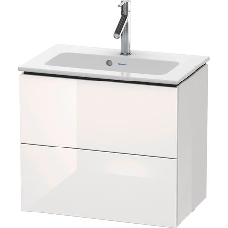 Duravit L-Cube bâti-support lavabo suspendu, Compact, 2 tiroirs,