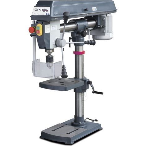 Optimum – Perceuse radiale d'établi 750W – Col-de-cygne 115-430 mm – Raccord CM2 – Précision de rotation < 0,03 mm – Pour bois, plastique et aluminium