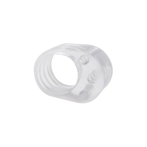 Fermo porta Micel tp16 PVC 30x22 mm trasparente