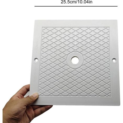 25,4 cm quadratische Abdeckung für Poolskimmer (1/4)
