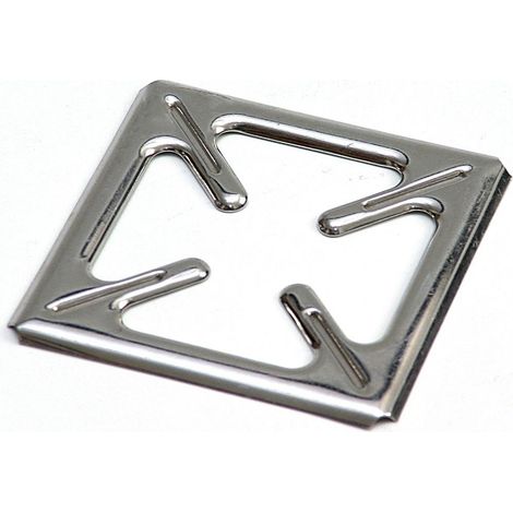 Almohadilla de acero para quemador de estufa de 9,5 x 9,5 cm