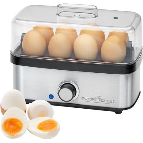 Profi-cook PC-EK1275 Cocedor de huevos acero inoxidable 8 huevos