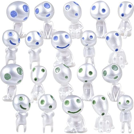 Elfe Luminieux - Résine Écologique Rechargeable Solaire - Décoration Jardin Intérieur Extérieur - 20 Pièces