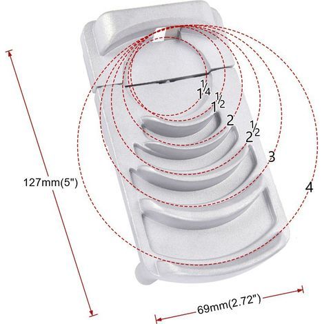 Outil de chanfreinage et d'ébavurage pour tuyaux en plastique et PVC (1/4)