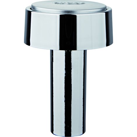 Grohe Druckknopf und Rosette, Deckelbohrung D 16-35mm, zum Servo-Set, für aufgesetzte Keramik-Spülkästen, Mattchrom/Chrom