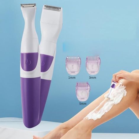 Tondeuse pour bikini - - 2 en 1 - Étanche - Portable - Sûre pour zones sensibles (1/4)