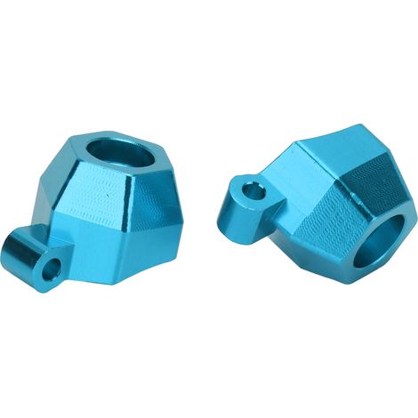 Essieu arrière RC en alliage d'aluminium haute résistance, pièces de rechange métalliques pour voiture télécommandée 1/16, bleu (1/5)