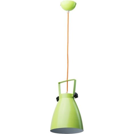 Regenbogen 497011801 - "Pop" metal pendant light Ø21cm E27 max.60W IP20 HOF - Green
