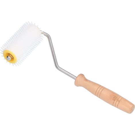Rouleau à Aiguille à Désoperculer en Plastique avec Manche en Bois Dur pour L'extraction de Miel en Nid D'abeilles à Désoperculer L'apiculture (1/5)