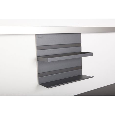 Kesseböhmer Linero MosaiQ graphitschwarz Universalablage 300 mit Bügel von SOTECH