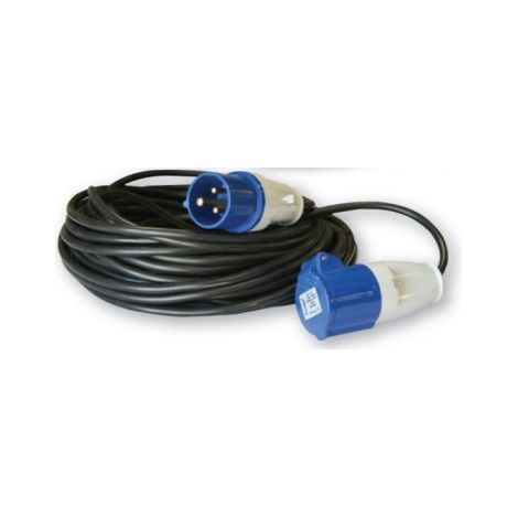 Rallonge électrique 25m – Prise P17 – Câble 3 x 2,5 mm² – 16 A – Sac de transport inclus – Antarion