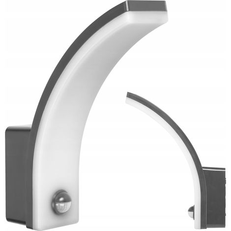 Luminaire extérieur LED 20W - Gris - Détecteur de mouvement - Économie d'énergie (1/5)