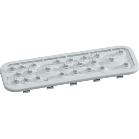 Plaque passe fils IP41 pour coffrets VegaD HAGER VZ741