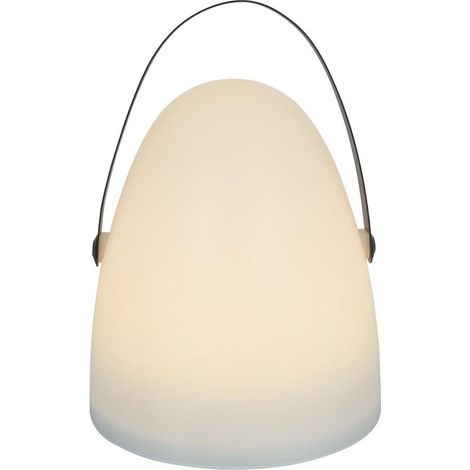 Lampe à Poser d'Extérieur "Poignée" 30cm Blanc (1/3)