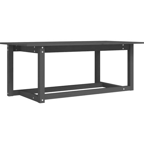 Maison Exclusive - Mesa de centro de madera maciza de pino gris 1 (1/5)