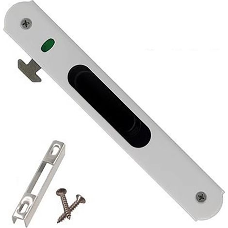 Serrure pour porte coulissante - Home Hardware - Acier inoxydable - 1 article
