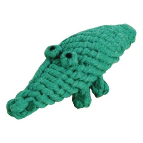 jouet de corde d'ennui de chiot, nettoyage de dents naturelles, corde à mâcher, jouet de formation de noeud de balle de chien, jouet de chiot (crocodile) (1/2)