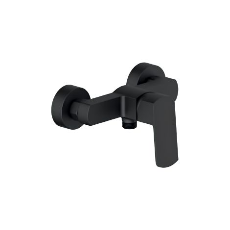 Miscelatore Doccia Esterno Design Minimal Nero Opaco – Cartuccia Ø35 mm