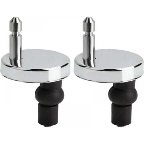 Lot de 2 Fixation Abattant WC Universelles Abattant de Toilettes Charnire Couvercle de Toilettes Abattant Fixations Abattant de Toilettes Remplacement Fixation pour Sige de WC Abattant WC Fix (1/5)