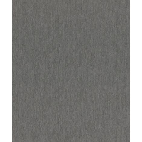 Rasch Vliestapete Uni Sky Lounge grau graphit metallic 10,05 x 0,53 m Wandtapete