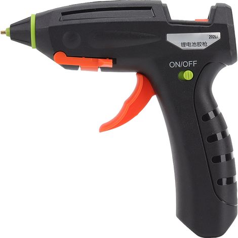 Pistolet à colle thermofusible sans fil 3,7 V rechargeable USB, mini pistolet à colle lithium-ion avec batterie intégrée, modèle AD-202li, outil de bricolage compact et portable. (1/5)