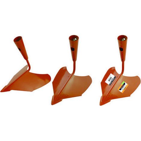 Vomer triangulaire Brixo 20 cm – lame en acier – pour excavations dans le jardin