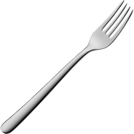 Fourchette de table 20,8 cm, en acier inoxydable, poli, résistant aux rayures, passe au lave-vaisselle (1/5)