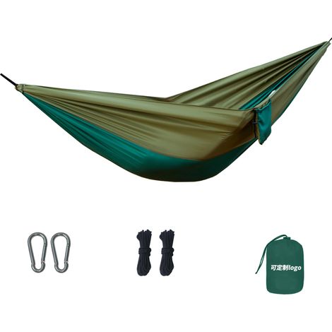 Hamac d extérieur simple ou double en toile de nylon (1/5)
