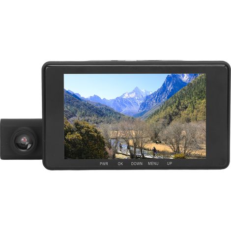 Caméra embarquée 4 pouces HD 1080p avec détection de mouvement intelligente, enregistreur vidéo avant et arrière A6 (1/5)