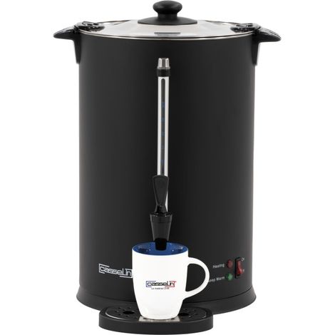 Percolateur à café - 100 tasses - Noir - Double paroi - Casselin