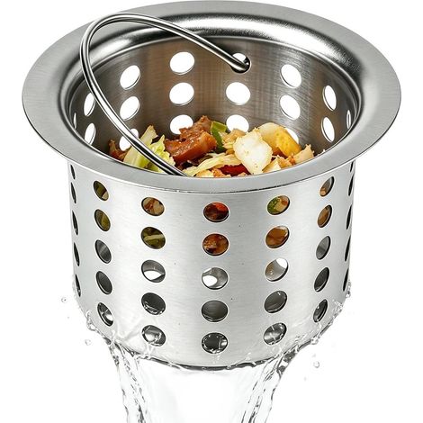 Filtre d'évier, inox (1/5)