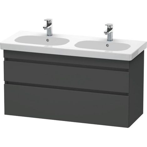 Support de lavabo DURASTYLE 453x1150x610mm chêne noir / blanc mat