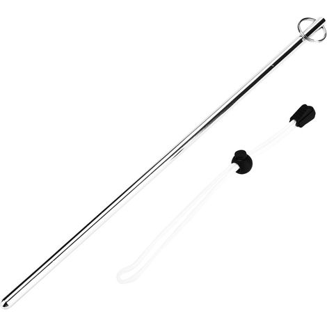 Bâton de signalisation en alliage d'aluminium pour plongée sous-marine avec sangle parachute (Argent) (1/5)