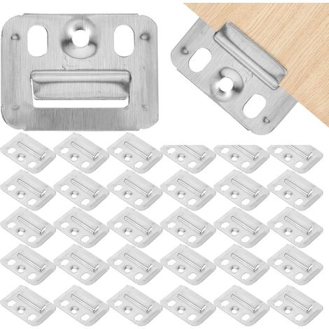 Schnallen für Wandpaneele 40 x 30 mm 100 Stück robuste