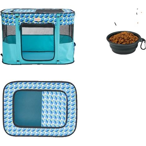 Parc pour animaux, Tissu durable, Léger et portable, 32 in x 24 in (1/2)