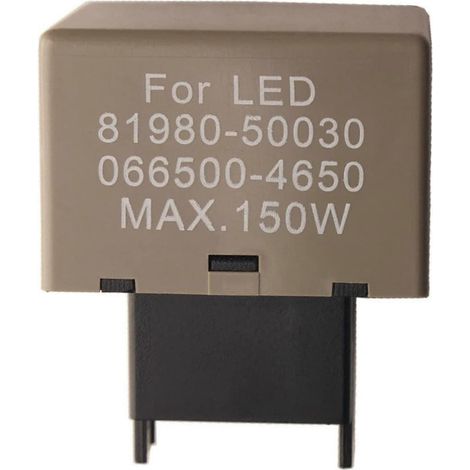 Pièce automobile, relais clignotant électronique 8 broches, compatible avec les ampoules LED 81980-50030 066500-4650 (1/5)