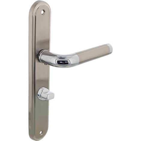 Poignée de porte classique Agatha Fermeture WC 63/8 chrome - 0016.168365 (1/2)
